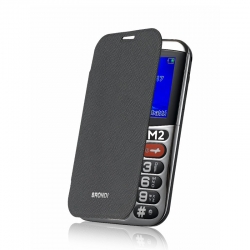 BRONDI AMICO CHIC (NERO) - TELEFONO CELLULARE PER ANZIANI - TASTO SOS - CONTROLLO REMOTO