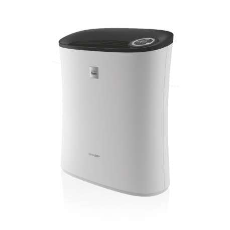 SHARP UA-PE30E-WB - PURIFICATORE ARIA - FLUSSO ARIA 180 M3/H - FILTRAGGIO A 2 LIVELLI - BIANCO/NERO