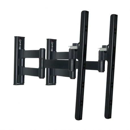 BRAVO LCD 4 - STAFFA A MURO A 3 SNODI PER TV 32""/55"" - MAX 25 KG - VESA 600X400