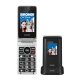 BRONDI AMICO PREZIOSO (NERO) - TELEFONO CELLULARE PER ANZIANI - TASTO SOS - CONTROLLO REMOTO - DOPPIO DISPLAY