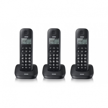BRONDI GALA TRIO (NERO) - TELEFONO CORDLESS TRIPLO