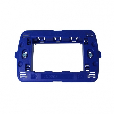 ETTROIT SUPPORTO 3 MODULI - SERIE SPACE (LN0203) Compatibile BTicino Living
