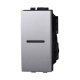 ETTROIT DEVIATORE UNIPOLARE ASSIALE 16A - SERIE SPACE - GRIGIO (LG0701) Compatibile BTicino Living