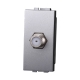 ETTROIT CONNETTORE TV SAT A VITE - SERIE SPACE - GRIGIO (LG2252) Compatibile BTicino Living