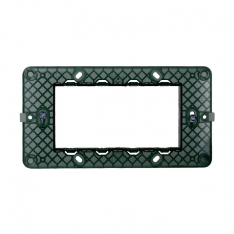 ETTROIT SUPPORTO 4 MODULI - SERIE STARLIGHT (EV0204) Compatibile Vimar Plana