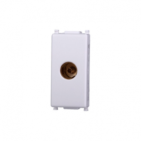 ETTROIT CONNETTORE TV FEMMINA - SERIE STARLIGHT - BIANCO (EV2251) Compatibile Vimar Plana