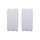 ETTROIT FALSO POLO 1 MODULO (2PZ) - SERIE STARLIGHT - BIANCO (EV0100) Compatibile Vimar Plana