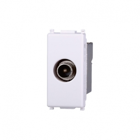 ETTROIT CONNETTORE TV MASCHIO - SERIE STARLIGHT - BIANCO (EV2250) Compatibile Vimar Plana
