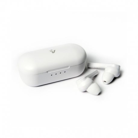 VULTECH EP-10WH - AURICOLARI BLUETOOTH 5.0 CON CUSTODIA DI RICARICA - BIANCO