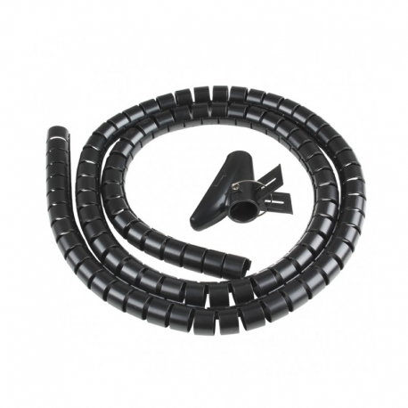 VULTECH SN21505 - SPIRALE AVVOLGI CAVO FLESSIBILE 1.5 MT NERO