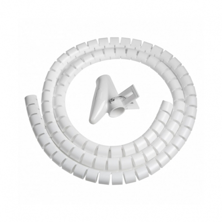 VULTECH SN21505/WH - SPIRALE AVVOLGI CAVO FLESSIBILE 1.5 MT BIANCO