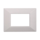 ETTROIT PLACCA PIRAMIDE 3 MODULI - SERIE MOON - BIANCO (AN90301) Compatibile ABB Axolute