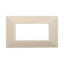 ETTROIT PLACCA PIRAMIDE 4 MODULI - SERIE MOON - SABBIA (AN90309) Compatibile ABB Axolute