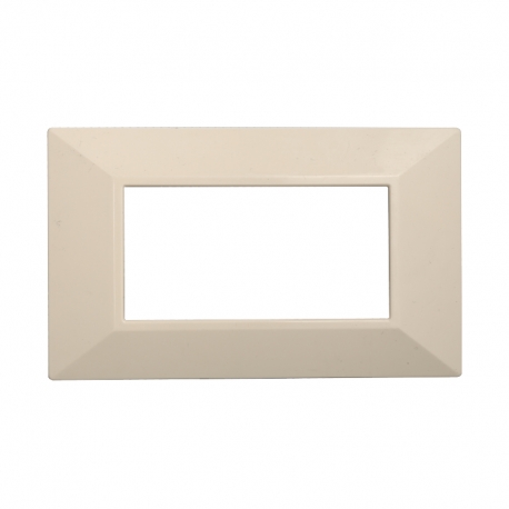 ETTROIT PLACCA PIRAMIDE 4 MODULI - SERIE MOON - SABBIA (AN90309) Compatibile ABB Axolute