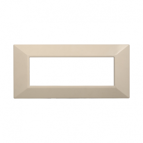 ETTROIT PLACCA PIRAMIDE 6 MODULI - SERIE MOON - SABBIA (AN90609) Compatibile ABB Axolute