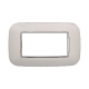 ETTROIT PLACCA ORBIS 4 MODULI - SERIE MOON - BIANCO (AN91401) Compatibile ABB Axolute