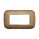 ETTROIT PLACCA ORBIS 4 MODULI - SERIE MOON - ORO (AN91411) Compatibile ABB Axolute