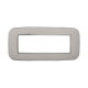 ETTROIT PLACCA ORBIS 6 MODULI - SERIE MOON - BIANCO (AN91601) Compatibile ABB Axolute