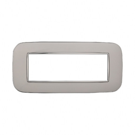 ETTROIT PLACCA ORBIS 6 MODULI - SERIE MOON - BIANCO (AN91601) Compatibile ABB Axolute