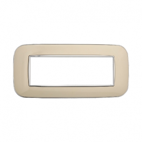 ETTROIT PLACCA ORBIS 6 MODULI - SERIE MOON - SABBIA (AN91609) Compatibile ABB Axolute