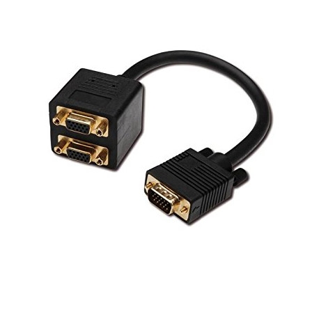 CAVO SPLITTER VGA 1M-2F 20CM LINK ADAT06