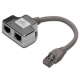SDOPPIATORE SCHERMATO STP PER CAT. 5E PER 2 LINEE RJ45 (DN-93904) - DIGITUS