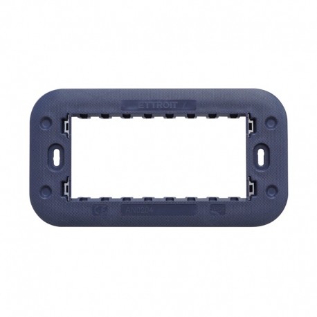 ETTROIT SUPPORTO 4 MODULI - SERIE MOON (AN0204) Compatibile ABB Axolute