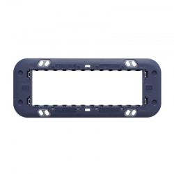 ETTROIT SUPPORTO 6 MODULI - SERIE MOON (AN0206) Compatibile ABB Axolute