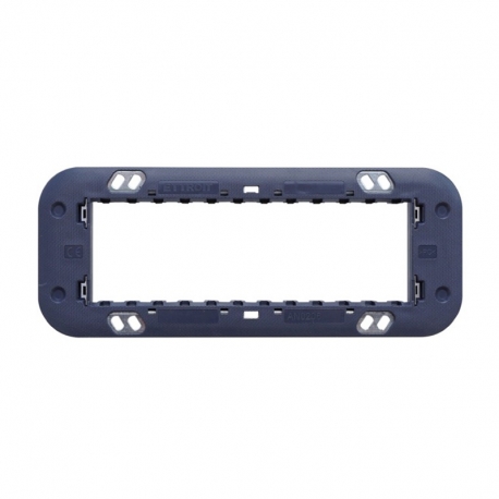 ETTROIT SUPPORTO 6 MODULI - SERIE MOON (AN0206) Compatibile ABB Axolute