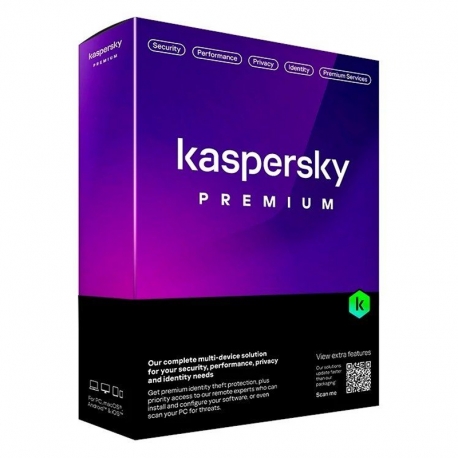 KASPERSKY PREMIUM (SLIM) - SOFTWARE SICUREZZA 5 DEVICE / 1 ANNO (KL1047T5EFS-SLIM)