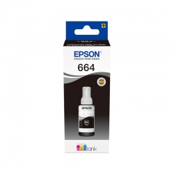 EPSON 664 BLACK (C13T664140) - CARTUCCIA ORIGINALE PER ECOTANK