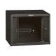 ARMADIO RACK LEGRAND 19"" 15 UNITA'' DA MURO (A)758 x (L)600 x (P)450 BLACK PORTA IN VETRO