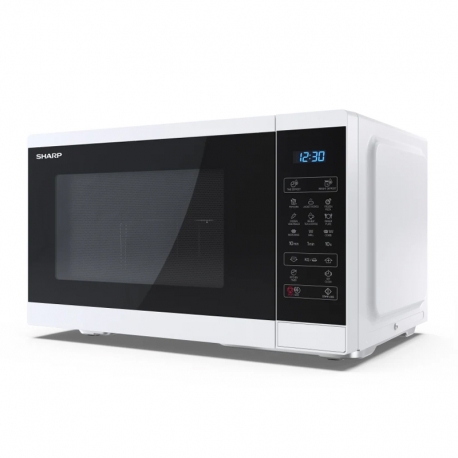 SHARP YC-MG81E-W - FORNO A MICROONDE 28L - 900W - CONTROLLO DIGITALE - GRILL - 11 LIVELLI DI POTENZA - WHITE