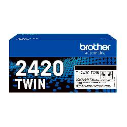 BROTHER TN-2420 TWIN PACK  - TONER ORIGINALE - CONFEZIONE 2PZ