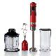 ARIETE MODERNA ROSSO (602/00) - FRULLATORE AD IMMERSIONE CON BICCHIERE, TRITATUTTO E FRUSTA - TASTO TURBO - 1000W