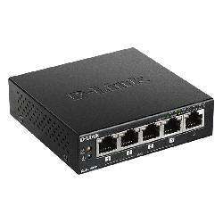 D-LINK DGS-1005P - DESKTOP SWITCH 5 PORTE GIGABIT POE+