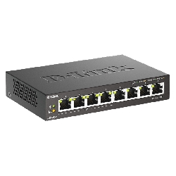D-LINK DGS-1008P - DESKTOP SWITCH 8 PORTE GIGABIT POE