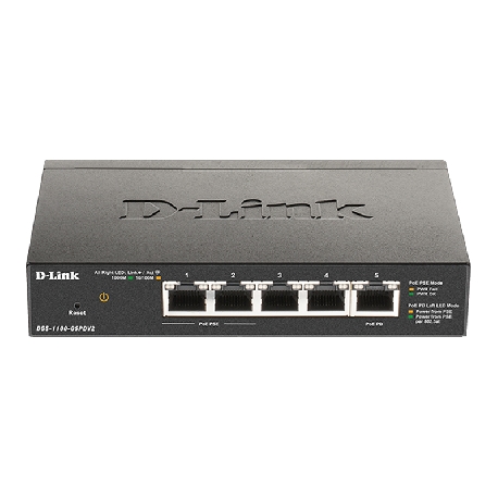 D-LINK DGS-1100-05V2 - SMART SWITCH 5 PORTE GIGABIT GESTITE