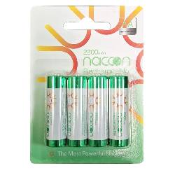 NACCON BLISTER 4 STILO RICARICABILI 2200 MAH