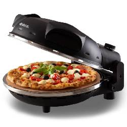 ARIETE FORNO PIZZA NERO (0917/00) -  PIASTRA IN PIETRA REFRATTARIA - 5 LIVELLI COTTURA - 1200W