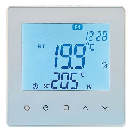 BRAVO QUBO TOUCH (93003116) - CRONOTERMOSTATO DIGITALE - DISPLAY LCD - PROGRAMMAZIONE AUTOMATICA O MANUALE