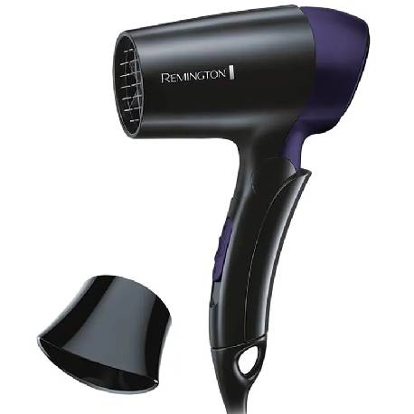 REMINGTON D2400 - ASCIUGACAPELLI - MOTORE DC - 1400W - PIEGHEVOLE/VIAGGIO - 2VEL/2 TEMP.- CONCENTRATORE