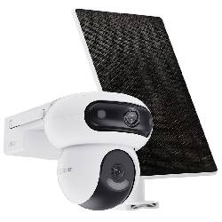 EZVIZ HB90/SP - TELECAMERA MOTORIZZATA DA ESTERNO A BATTERIA + SOLAR PANEL- DOPPIO OBIETTIVO 2K+ - COLOR NIGHT VISION - HUMAN DETECTION - AUDIO BIDIREZIONALE - VOCAL CONTROL