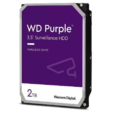 HARD DISK INTERNO WESTERN DIGITAL WD23PURZ PURPLE 3.5"" 2TB SATA 3