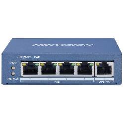 HIKVISION DS-3E0505P-E/M - UNMANAGED SWITCH 4PT POE GIGABIT + 1PT UPLINK