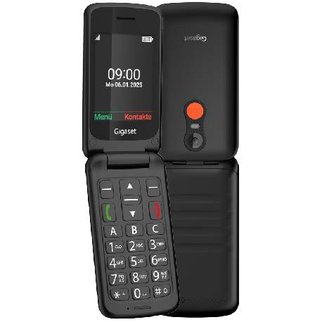 GIGASET GL595 (NERO) - TELEFONO CELLULARE SENIOR CLAMSHELL