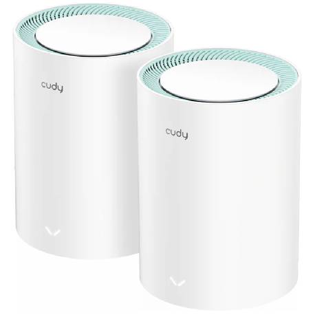 CUDY M1300(2-PACK) - MESH SYSTEM AC1200 WI-FI AC1200 WI-FI GIGABIT - 2 NODI
