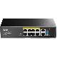 CUDY GS1010P - SWITCH 8 PT GIGABIT POE+ - 2 GIGABIT UPLINK PT 120W