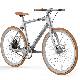 SHARP MILANO (BK-RS08E-S) CITY E-BIKE (ARGENTO METALLIZZATO) - BICICLETTA ELETTRICA - RUOTE 28"" KENDA - MOTORE 250W 36V - BATTERIA  36V 7AH CERTIFICATA - TELAIO IN ALLUMINIO - AUTONOMIA FINO AD 80KM - CINGHIA IN CARBONIO - FRENI A DISCO IDRAULICI