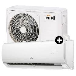 FERROLI GIADA S (2CP001LF+2CP001HF) - CONDIZIONATORE 9000 BTU - INVERTER - GAS R32 - CONTROLLO WI-FI - CLASSE A+/A++